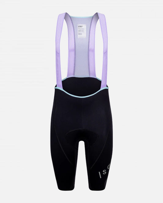 Isadore - Women's Alternative Bib Shorts - Black / Purple