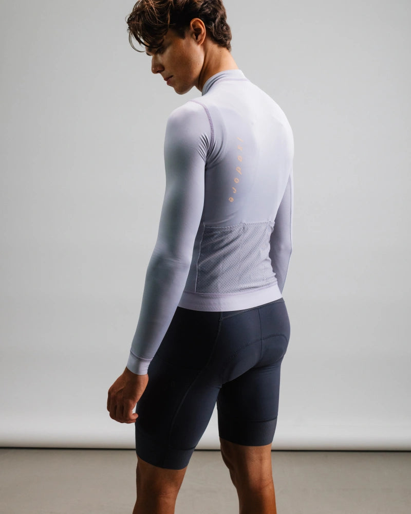 ISADORE - Men's Alternative Light Long Sleeve Jersey - Lilac Marble - Nuremberg, Germany