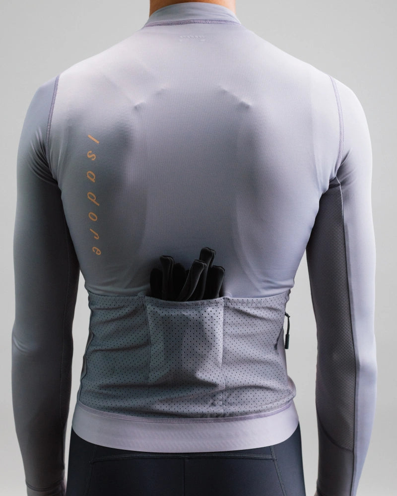 ISADORE - Men's Alternative Light Long Sleeve Jersey - Lilac Marble - Nuremberg, Germany