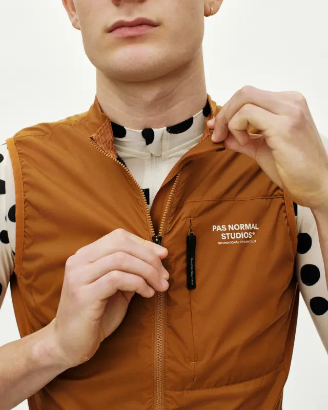 Pas Normal Studios - Men's Essential Insulated Gilet - Pecan - Nuremberg, Germany 