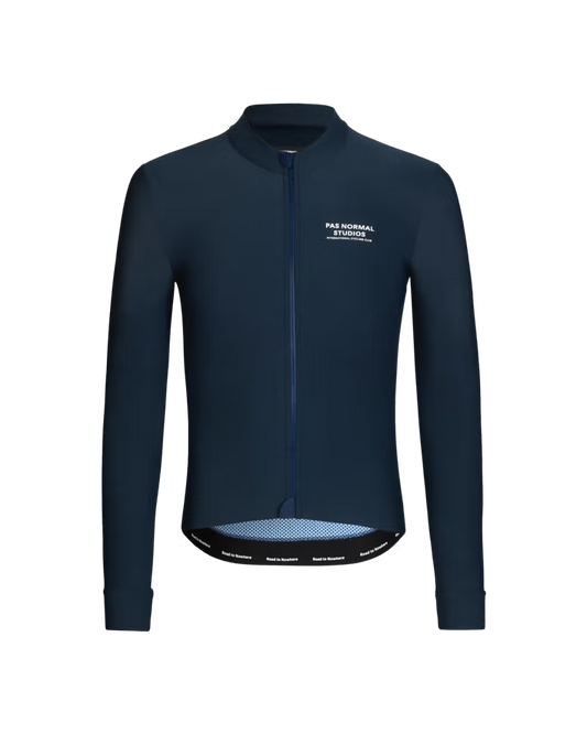 Pas Normal Studios - Men's Mechanism Long Sleeve Jersey - Navy - Nuremberg, Germany