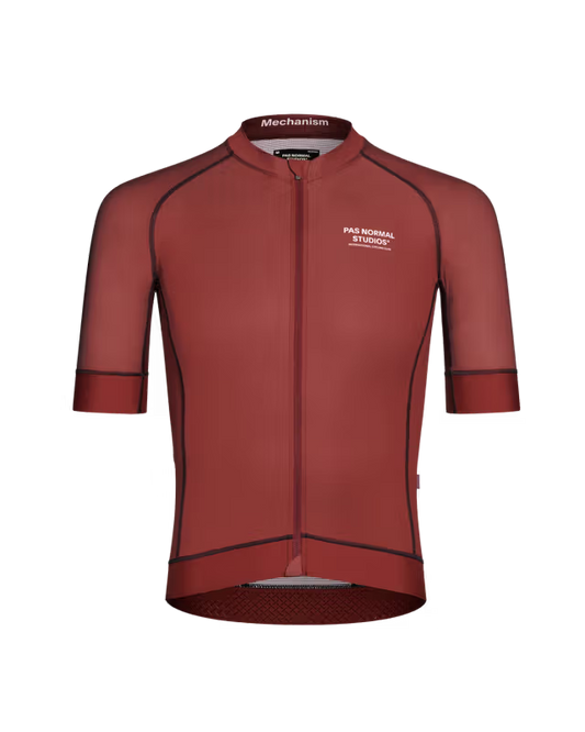 Pas Normal Studios - Men's Mechanism Jersey - Maroon -Nuremberg, Germany 