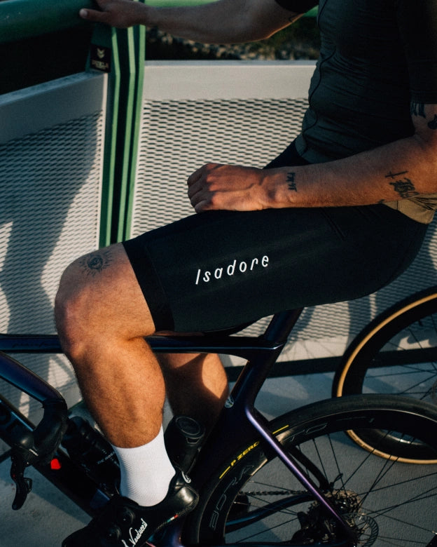 ISADORE - Men's Debut Bib Shorts - Black & White - Nuremberg, Germany