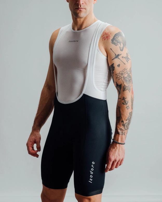 ISADORE - Men's Debut Bib Shorts - Black & White - Nuremberg, Germany