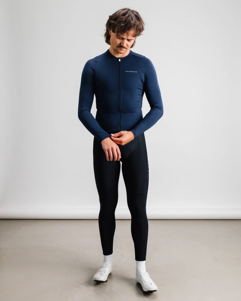 ISADORE - Men's Debut Long Sleeve Jersey - Navy - Nuremberg, Germany 
