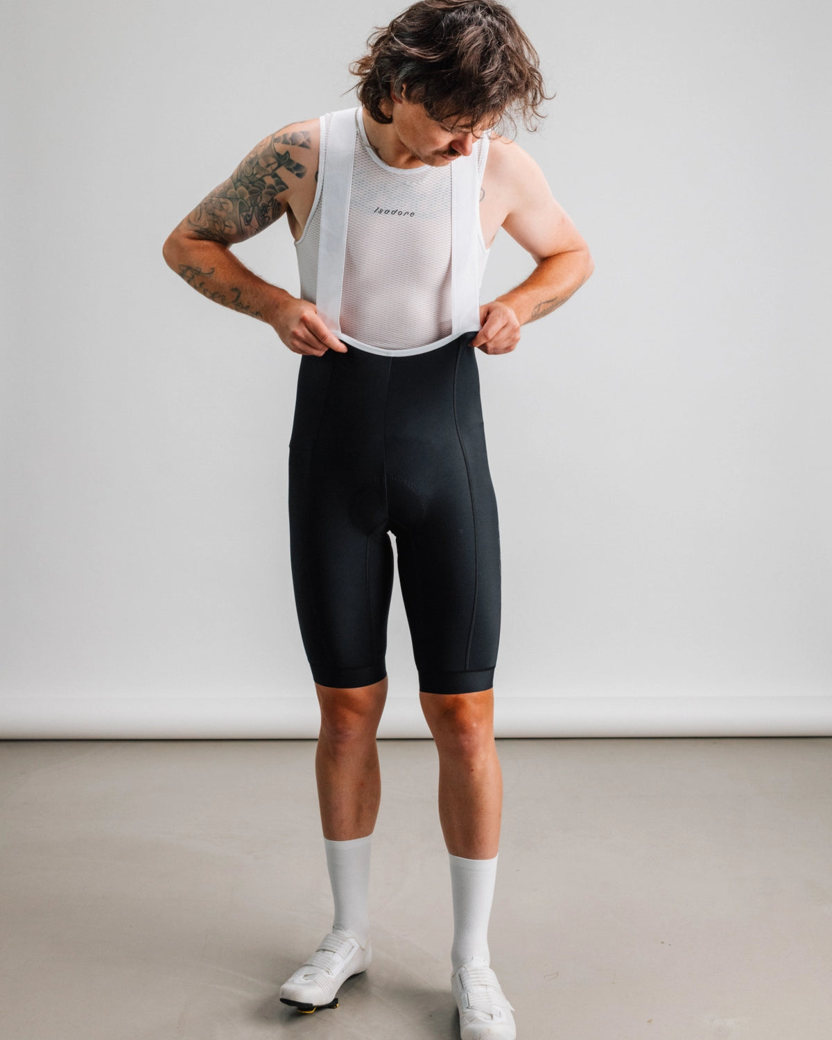ISADORE - Men's Debut Thermal Bib Shorts - Black - Nuremberg, Germany