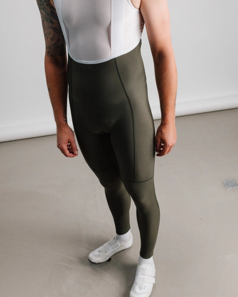 ISADORE - Men's Debut Thermal Tights - Olive Green - Nuremberg, Germany