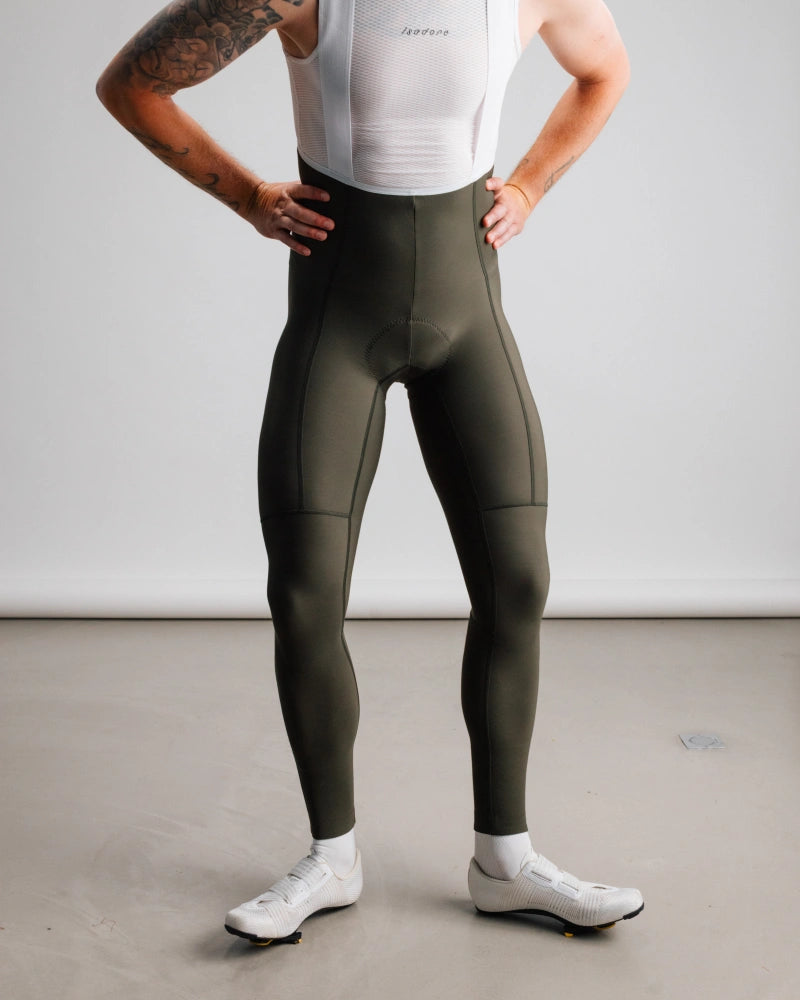 ISADORE - Men's Debut Thermal Tights - Olive Green - Nuremberg, Germany