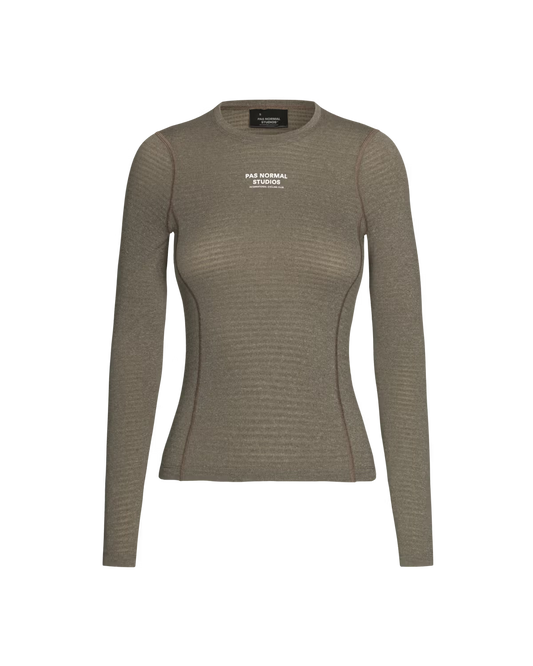 Pas Normal Studios - Women's Thermal Long Sleeve Base Layer - Dark Stone - Nuremberg, Germany 