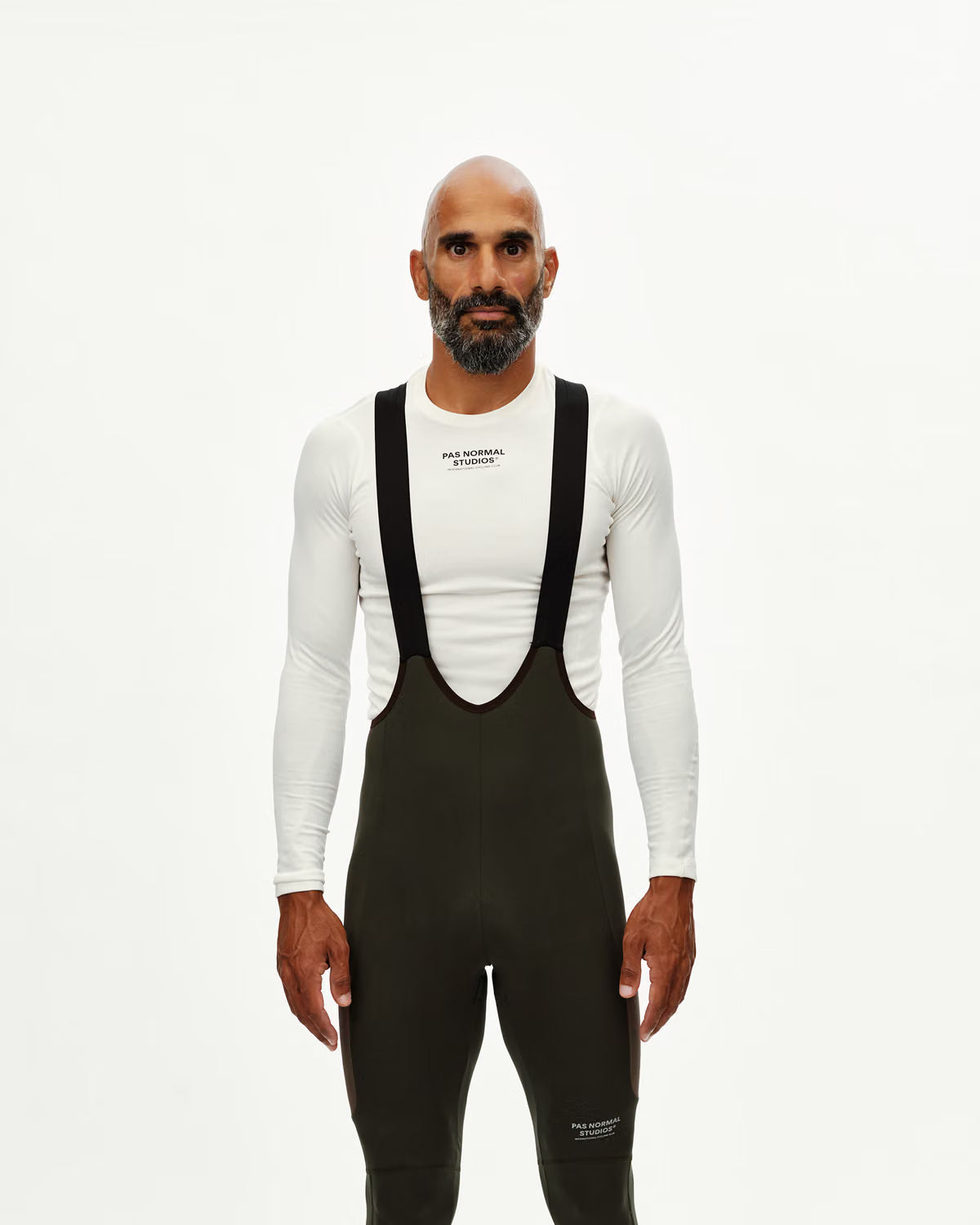 Pas Normal Studios - Men's Escapism Long Cargo Bibs - Dark Olive - Nuremberg, Germany