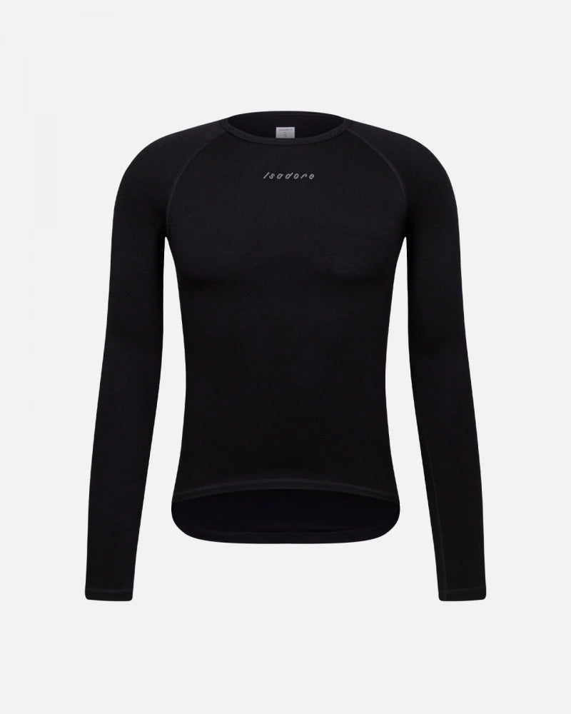 ISADORE - Men's Merino Long Sleeve Baselayer 150g - Black - Nuremberg, Germany