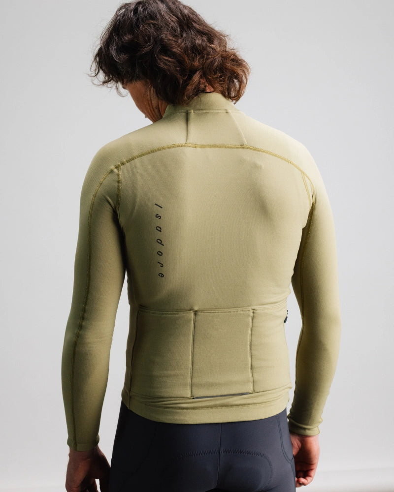 ISADORE - Men's Signature Merino Tech Long Sleeve Jersey - Cedar - Nuremberg, Germany