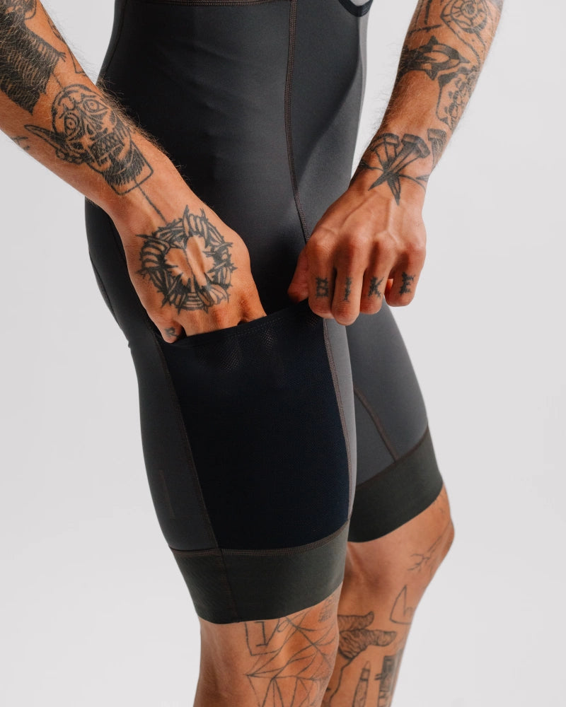 ISADORE - Men's Signature Thermal Bib Shorts - Beluga - Nuremberg, Germany 5