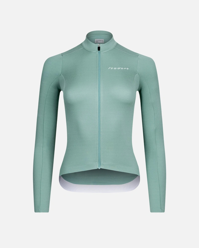 ISADORE - Women's Debut Merino Long Sleeve Jersey - Creme de Menthe - Nuremberg, Germany