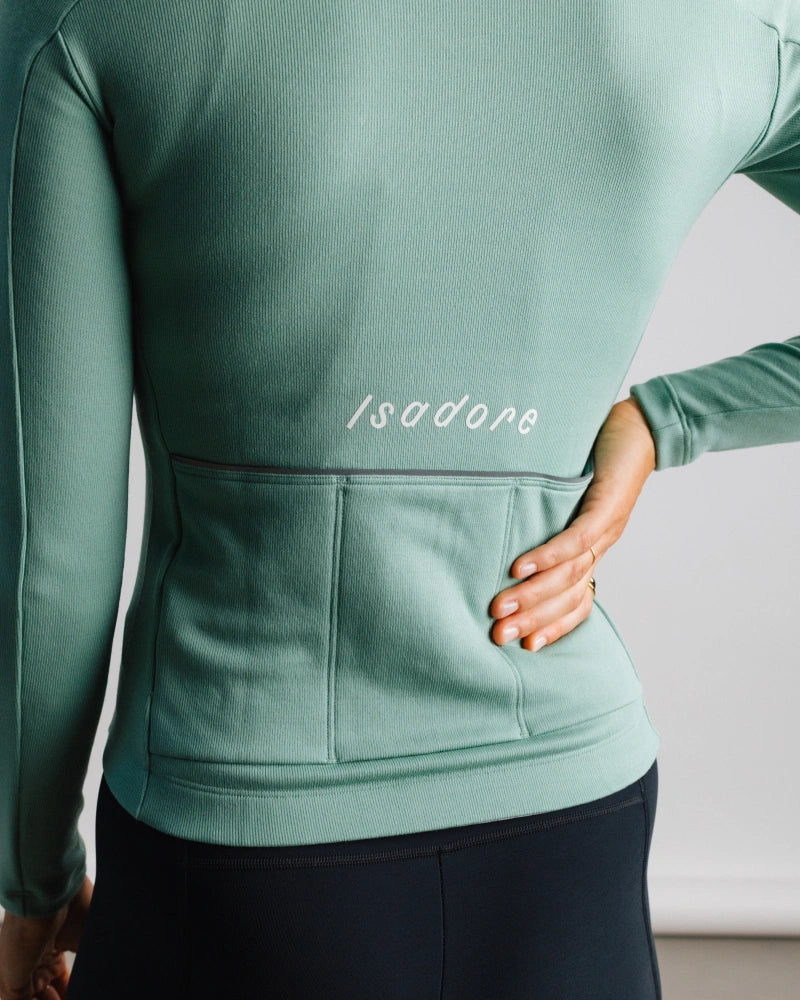 ISADORE - Women's Debut Merino Long Sleeve Jersey - Creme de Menthe - Nuremberg, Germany