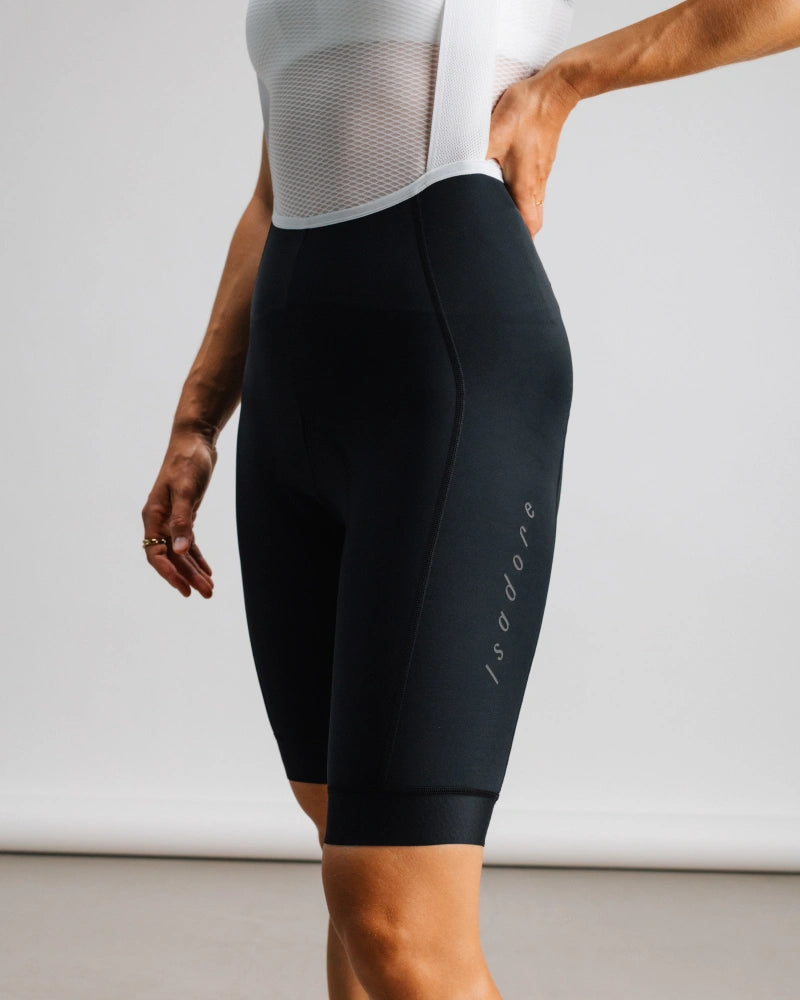 ISADORE - Women's Debut Thermal Bib Shorts - Black - Nuremberg, Germany