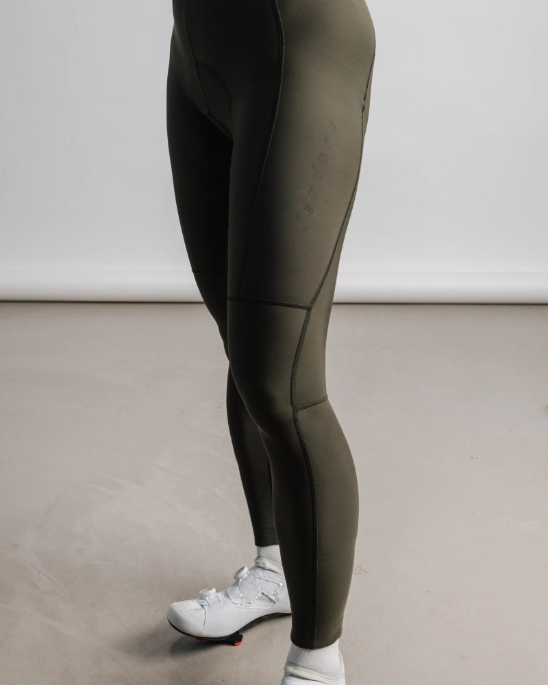 ISADORE - Women's Debut Thermal Tights - Olive Green - Nuremberg, Germany