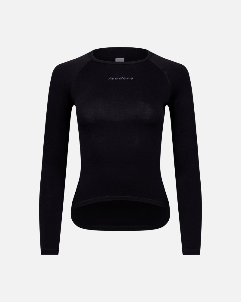 ISADORE - Women's Merino Long Sleeve Baselayer 150g - Black - Nuremberg, Germany